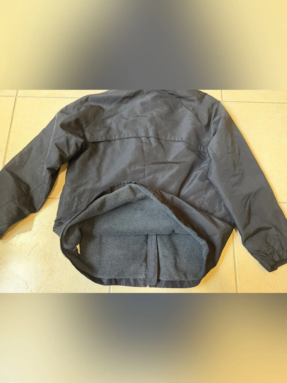 Pacific Trail Women's L Black Windbreaker Mountain Jacket Fleece Lined Hooded